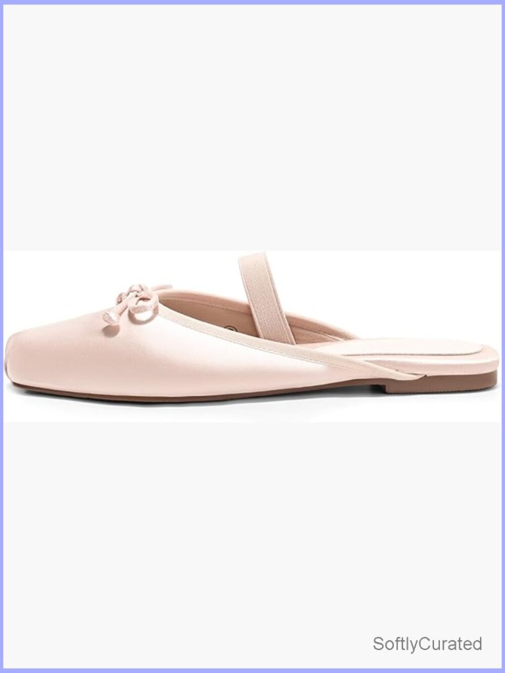 NWOT Women’s Pale Pink Slip-On Mule with Strap